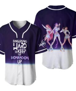 Kpop Huntrix Baseball Jersey, Kpop Demon Hunters Baseball Jersey