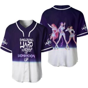 Kpop Huntrix Baseball Jersey, Kpop Demon Hunters Baseball Jersey