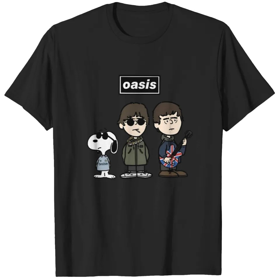 2025 OASIS Band Snoopy T-shirt Heavyweight T-shirt