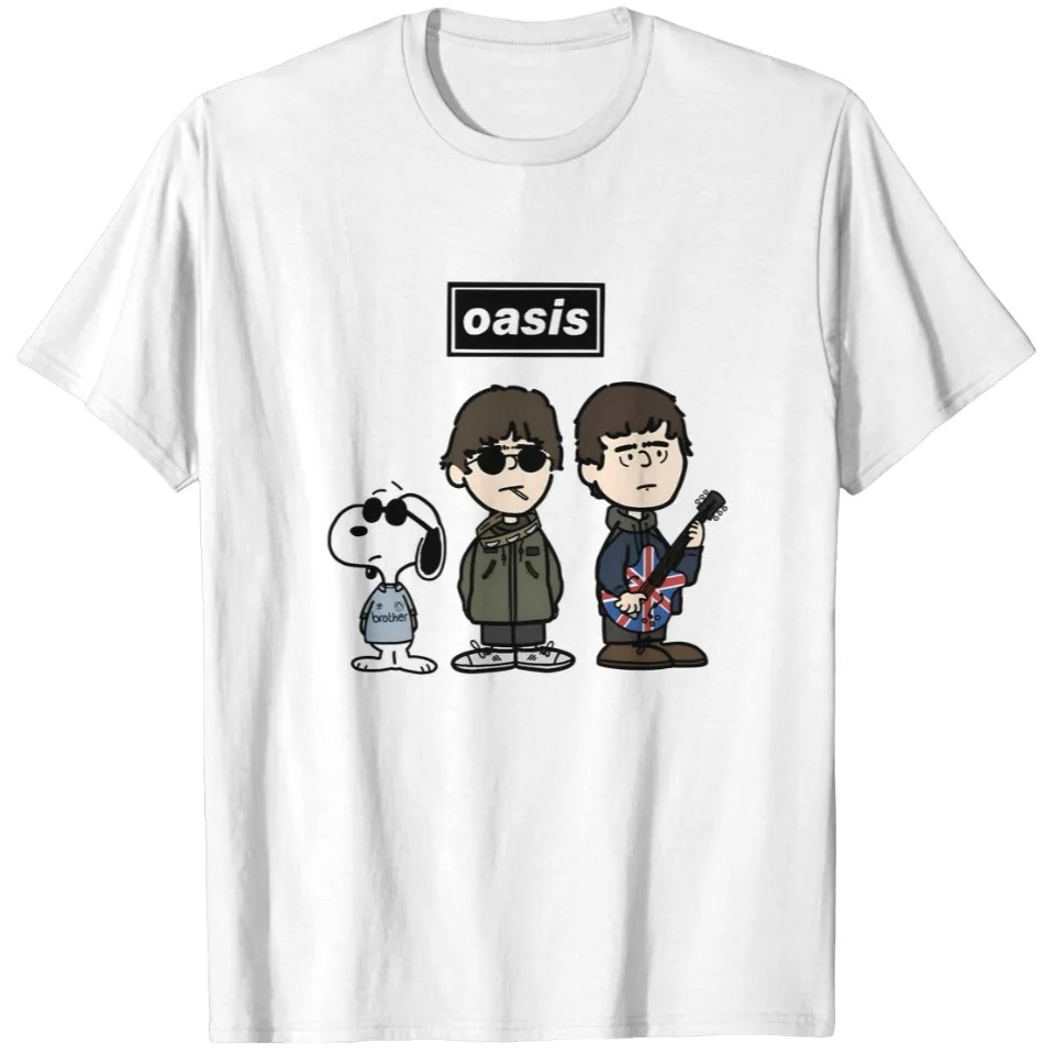 2025 OASIS Band Snoopy T-shirt Heavyweight T-shirt - Image 4