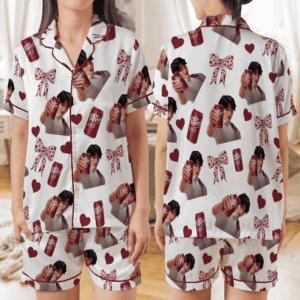 Jinu Dr Pepper Pajamas Set, Kpop Demon Hunters Short