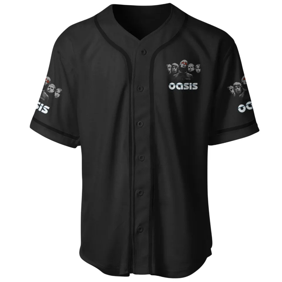 Oasis Band Merch Baseball Jerseys for World Tour 2025 - Image 2