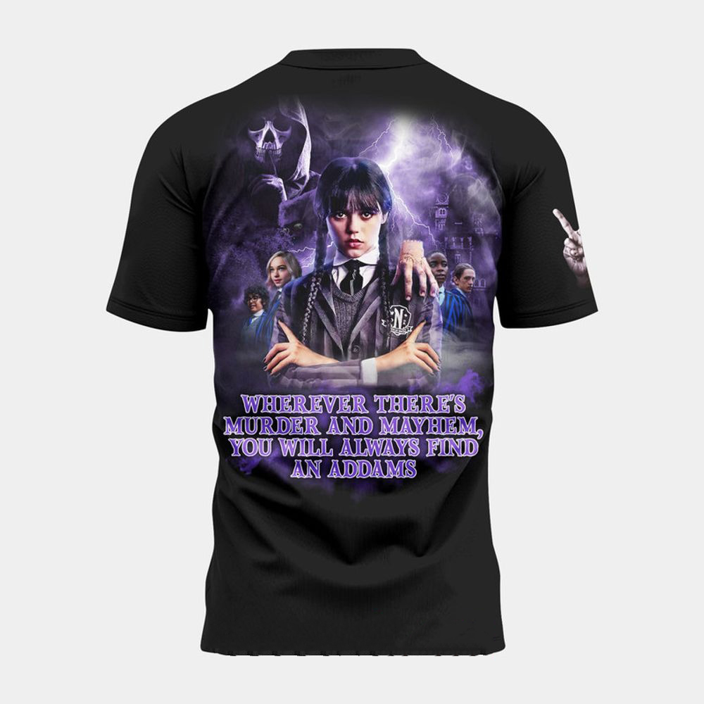 Wednesday TV Series Season 2 Premium 3D Shirt - Image 3