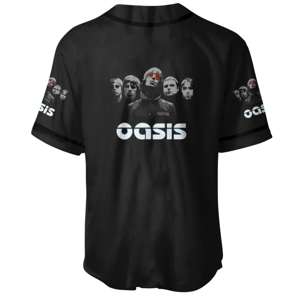 Oasis Band Merch Baseball Jerseys for World Tour 2025 - Image 3