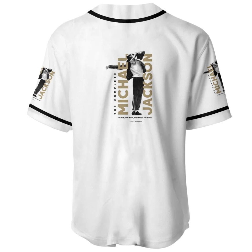 Michael Jackson Classic Baseball Jersey - Iconic Music Merchandise - Image 3