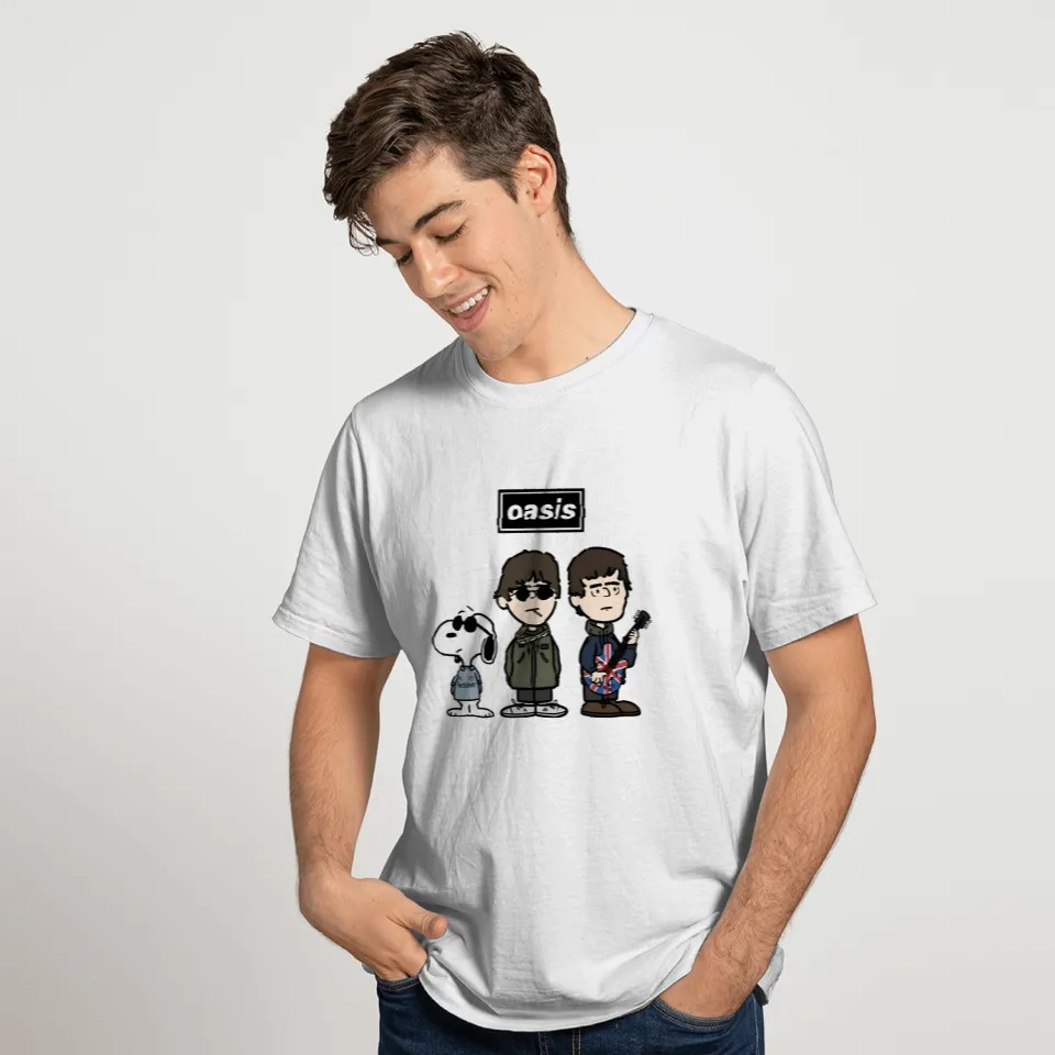 2025 OASIS Band Snoopy T-shirt Heavyweight T-shirt - Image 6
