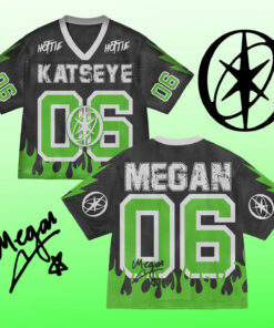 Katseye Mesh Jersey Football, Custom Name and Number