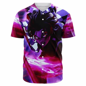 Kamado Tanjirou Baseball Jersey Style No.1 Kimetsu no Yaiba Merch