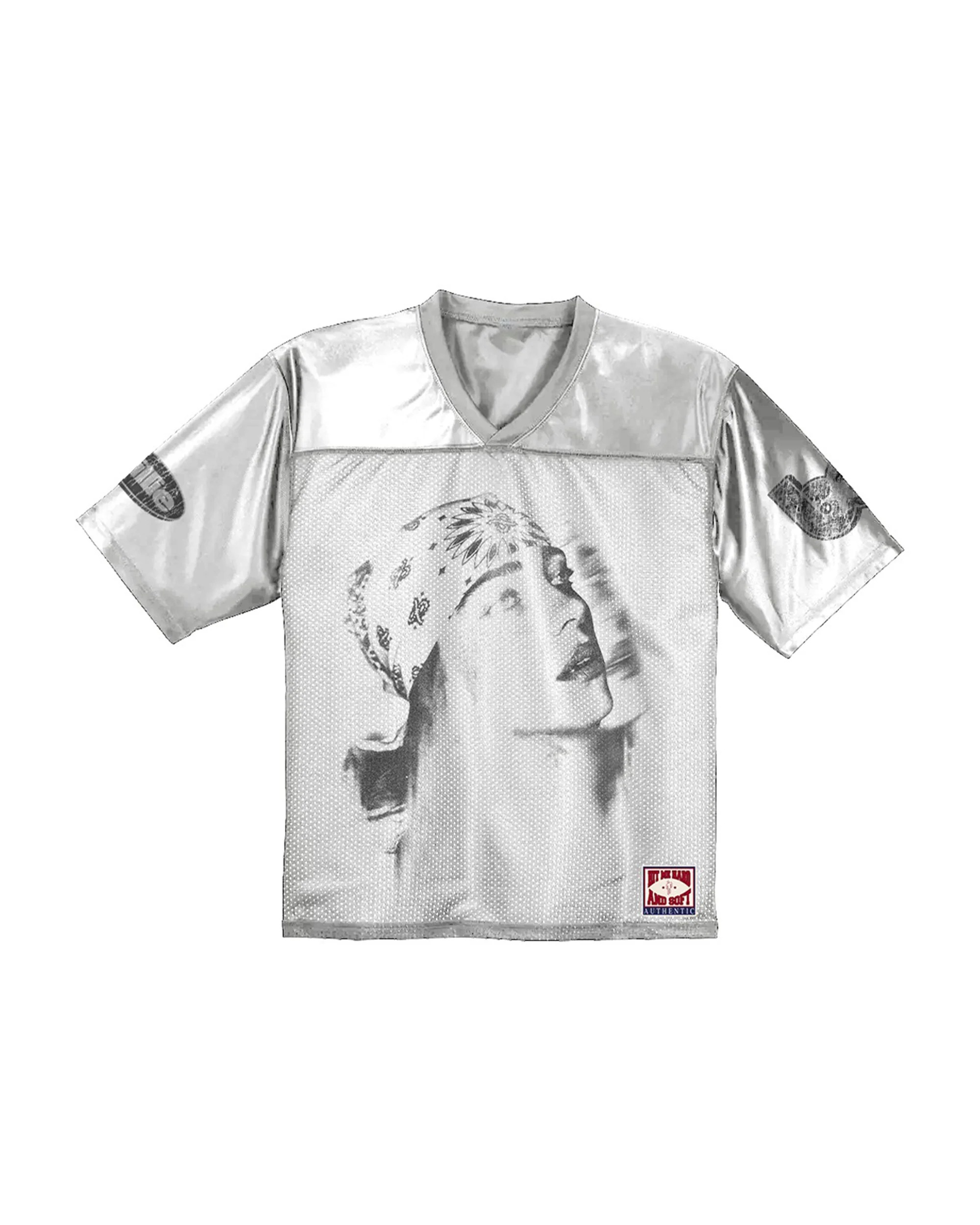 Billie Eilish White Football Jersey - Image 2
