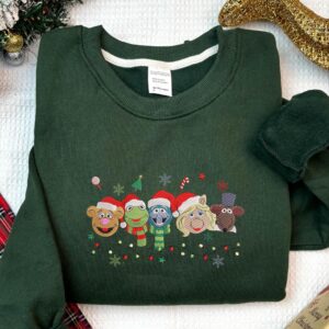 Christmas Magical Land Trip Sweatshirt, Muppets Friend Sweaters, Santa Piggy Christmas Sweatshirt, Christmas Gift