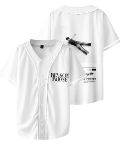 Alternative view of Custom Color Benson boone Merch Walk Me Home Baseball Tee Suit Unisex Fashion Summer T-Shirt Short Sleeve Shirts