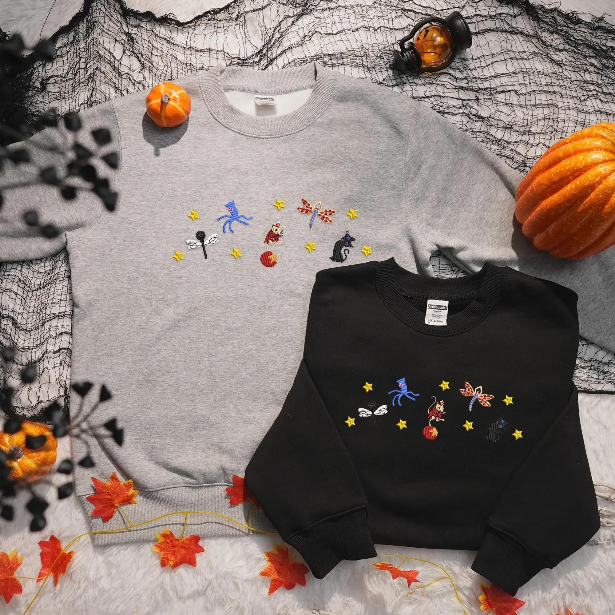 Halloween Movie Cartoon Shirt, Halloween 3D Doll Shirt, Scary Doll Embroidred Shirt, Halloween Embroidered Shirt - Image 3