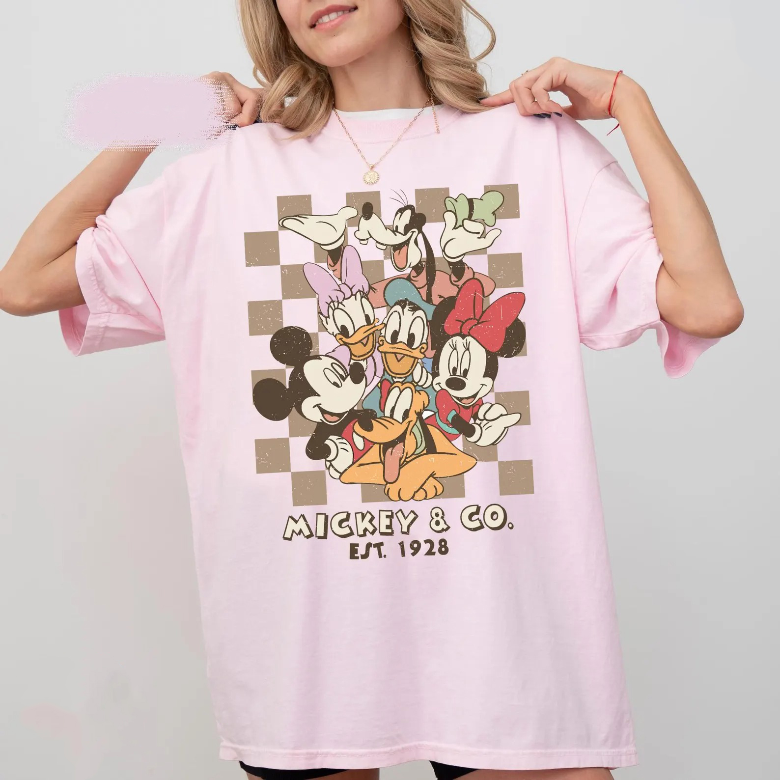 Retro Mickey & Co 1928 Comfort Colors Shirt, Disneyland Tee, Disneyworld Shirt, Mickey And Friends Family Shirt - Image 2