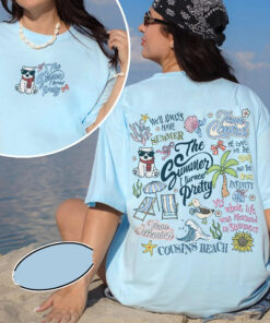 Alternative view of Summer I Turned Pretty 2 Sided Shirt, Team Conrad Team Jeremiah, Cousins Beach Tee, Summer Vibes, Bookish Merch