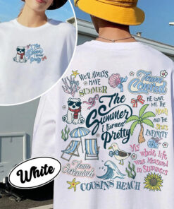 Summer I Turned Pretty 2 Sided Shirt, Team Conrad Team Jeremiah, Cousins Beach Tee, Summer Vibes, Bookish Merch