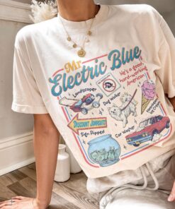 Alternative view of Mr Electric Blue T Shirt, Moonbeam Ice Cream Sweatshirt, America Concert Tour Tee, Tour Album 2025 Concert Tee