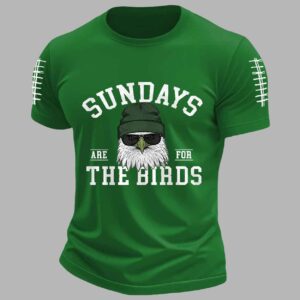 Men’s Sundays Are For The Birds Football 3D Shirt, Custom Color Shirt