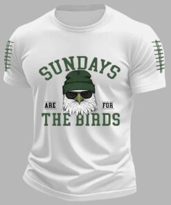 Alternative view of Men’s Sundays Are For The Birds Football 3D Shirt, Custom Color Shirt