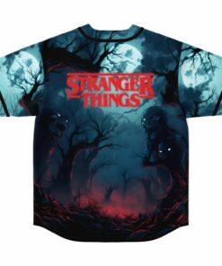 Alternative view of Stranger things Halloween Baseball Jersey