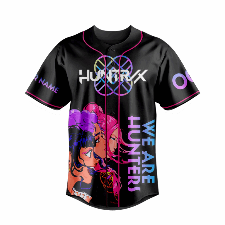 Alternative view of Kpop Demon Hunters Personalized Baseball Jersey Gift For Fans