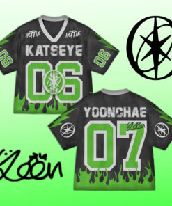 Alternative view of Katseye Mesh Jersey Football, Custom Name and Number