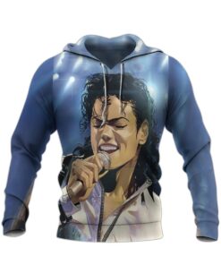 Alternative view of Michael Jackson Michael Jackson All Over Print 3D Hoodie