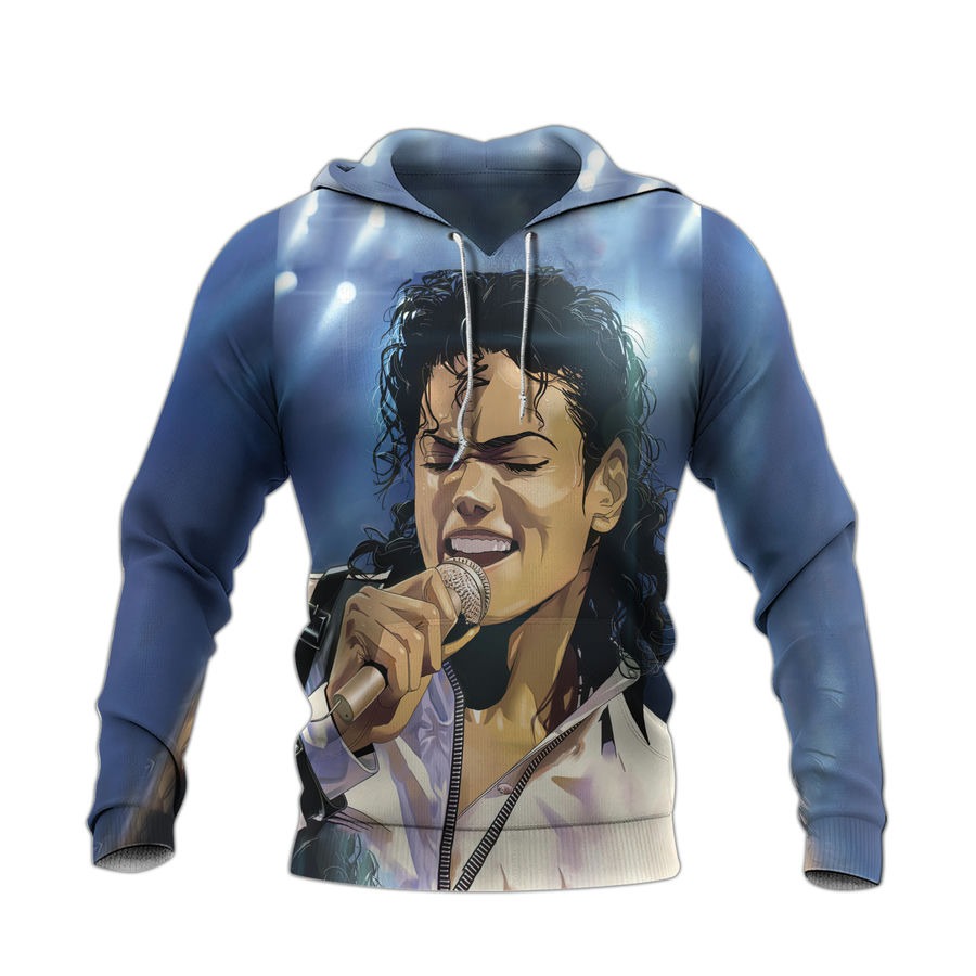Michael Jackson Michael Jackson All Over Print 3D Hoodie - Image 2