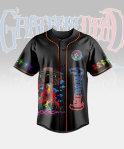 Alternative view of Grateful Dead Band Baseball Jersey For Fans