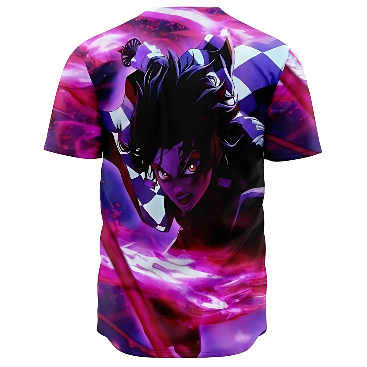 Kamado Tanjirou Baseball Jersey Style No.1 Kimetsu no Yaiba Merch - Image 3