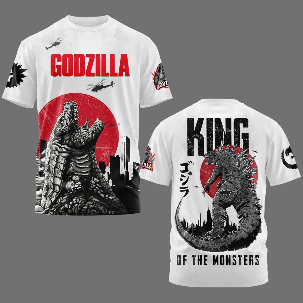 King Of The Monsters Godzilla T-Shirt - Image 4