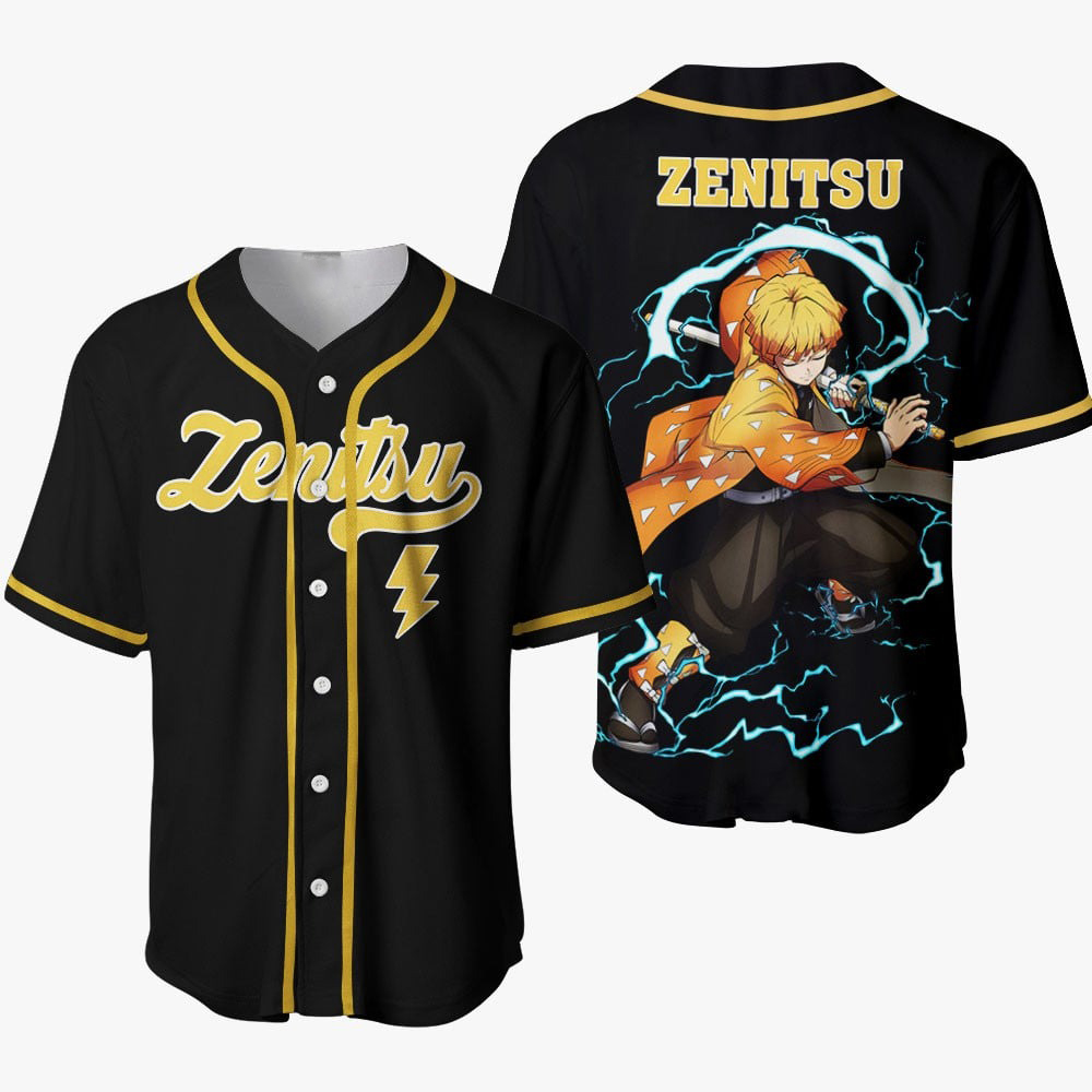 Zenitsu Baseball Jersey, Demon Slayer Jersey
