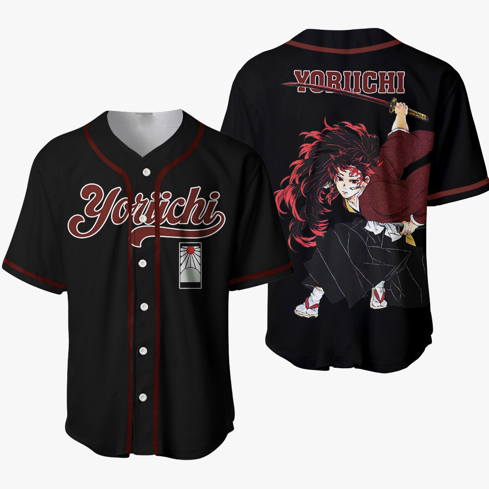 Yoriichi Baseball Jersey, Demon Slaye Jersey