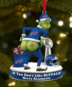 Grinch Funny Grinchmas Acrylic Ornament, Personalized Grinch Xmas Decor