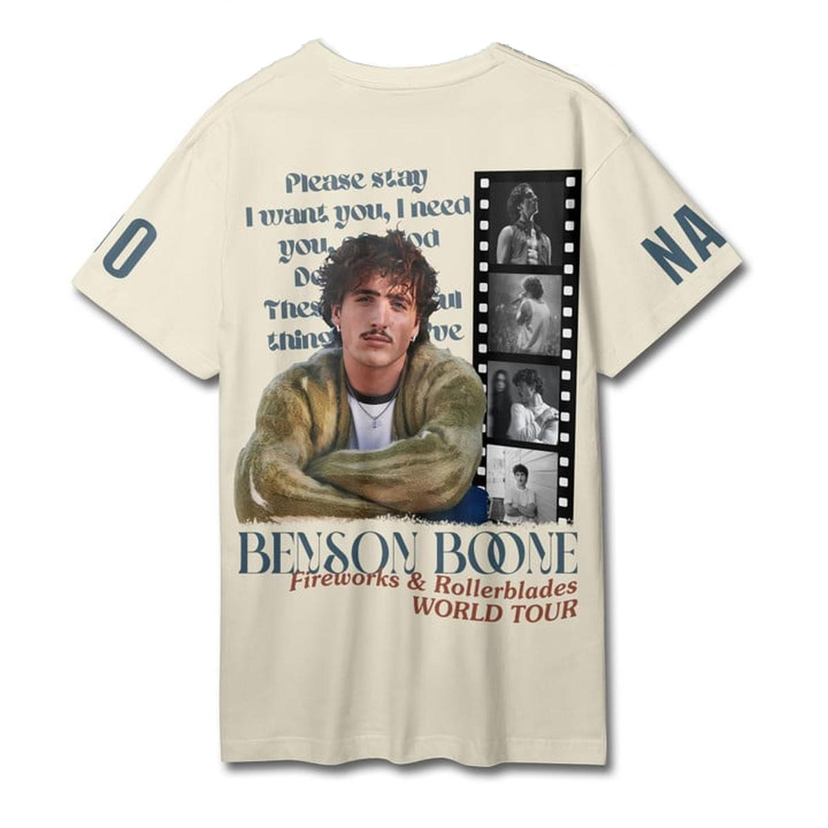 Benson Boone The Beautiful Things Personalized 3D T Shirt - Image 3