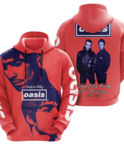 Oasis 30th Anniversary With Definitely Maybe 1994-2024 3D Hoodie