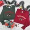 Mickey Mouse And Friends Embroidered Crewneck, Magical Land Embroidered Christmas Sweatshirt, Disney Christmas Embroidered Shirt