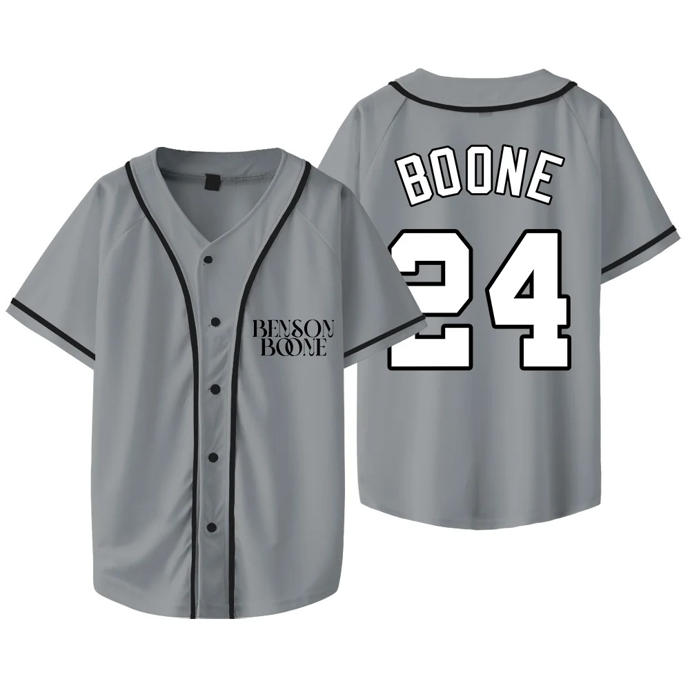 Custom Color Benson Boone Tour Merch Jersey Fireworks and Rollerblades Baseball Jacket Tee Women Men Fashion Casual T-shirts - Image 2