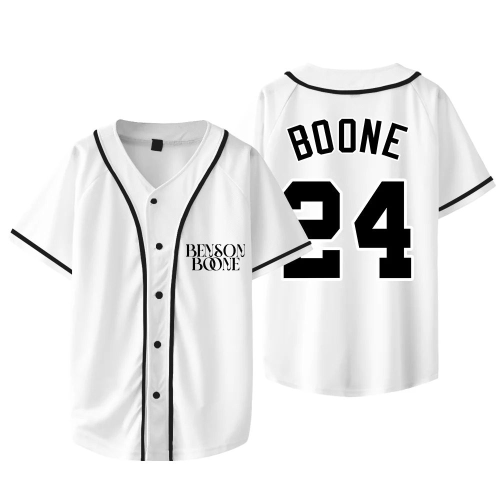 Custom Color Benson Boone Tour Merch Jersey Fireworks and Rollerblades Baseball Jacket Tee Women Men Fashion Casual T-shirts - Image 4