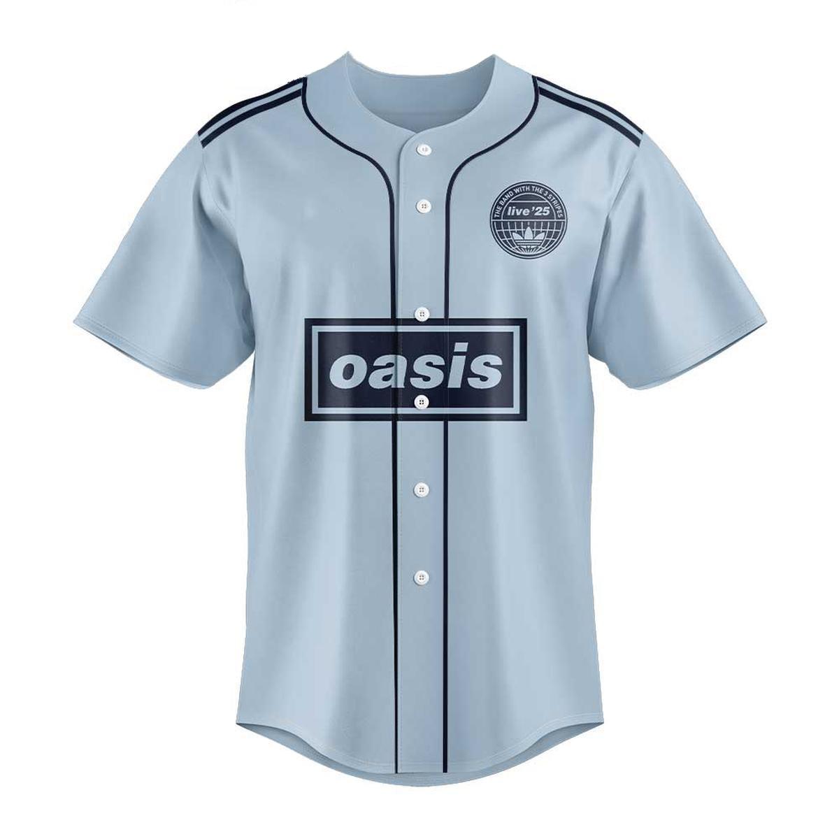 Oasis Live ’25 Tour Ocean Blue Jersey - Image 2