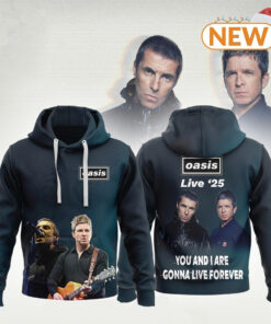 Oasis Live ’25 World Tour Preview 3D Hoodie