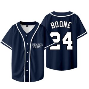 Custom Color Benson Boone Tour Merch Jersey Fireworks and Rollerblades Baseball Jacket Tee Women Men Fashion Casual T-shirts