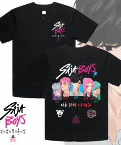 Saja Boys Jersey, K-pop Movie Baseball Jersey
