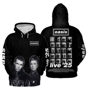 Oasis Live ’25 Cardiff Principality Stadium 2024 Hoodie T-Shirt