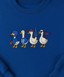 Embroidered Buffalo Silly Goose Mafia Sweatshirt, Go Bills Embroidered Sweatshirt