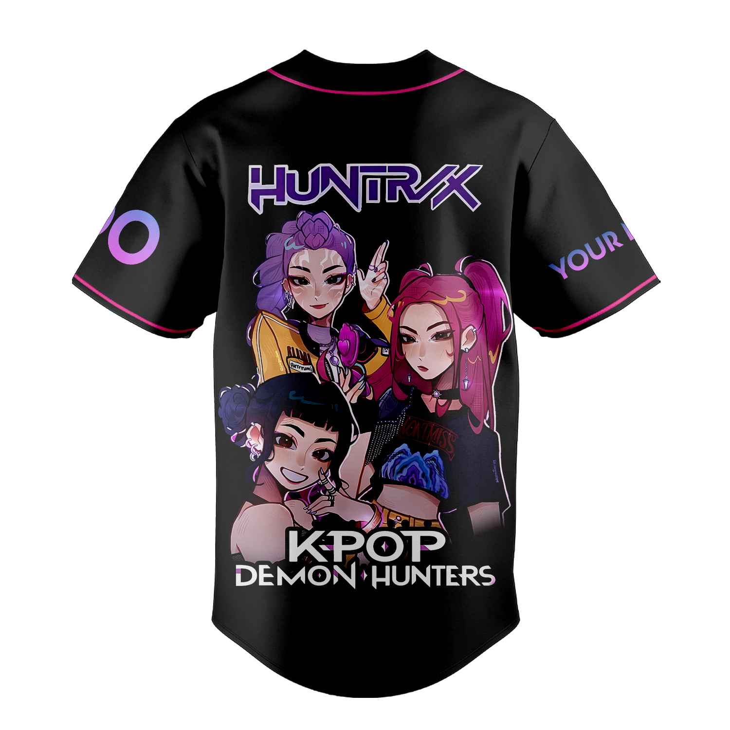 Kpop Demon Hunters Personalized Baseball Jersey Gift For Fans - Image 3