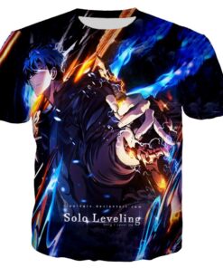 Solo Leveling Sung Jin Woo T Shirt Official Merch