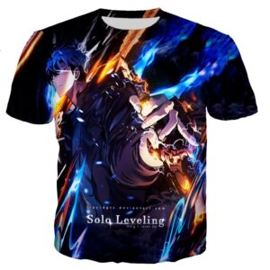 Solo Leveling Sung Jin Woo T Shirt Official Merch