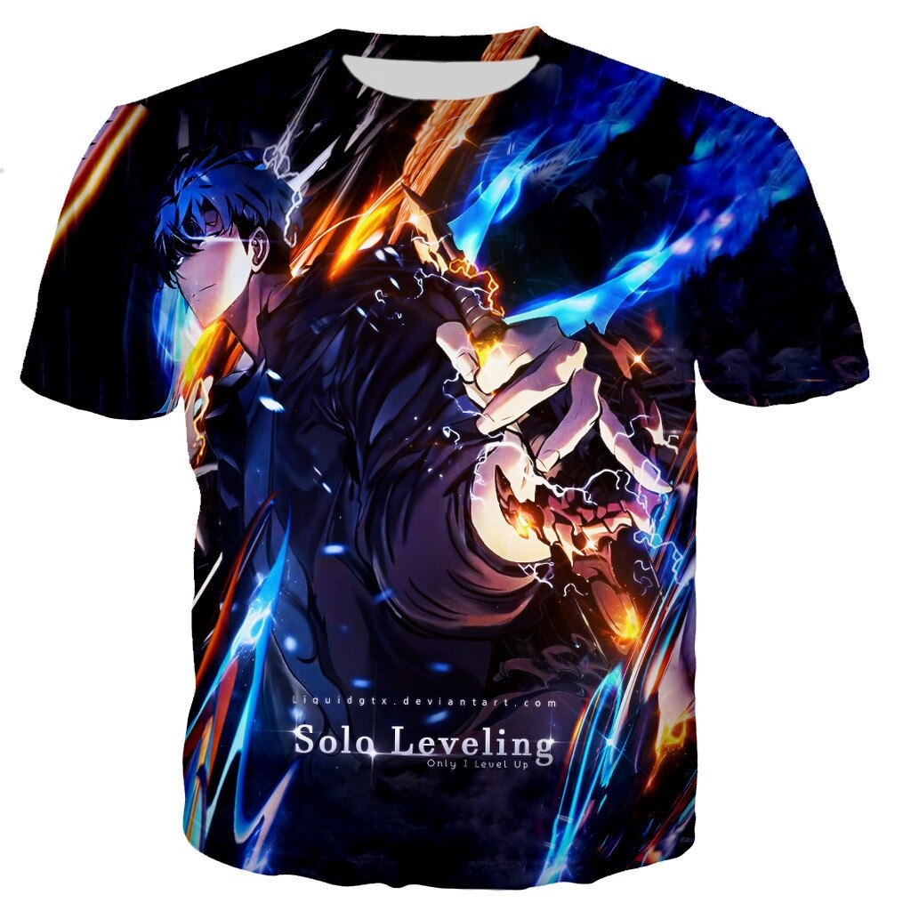 Solo Leveling Sung Jin Woo T Shirt Official Merch