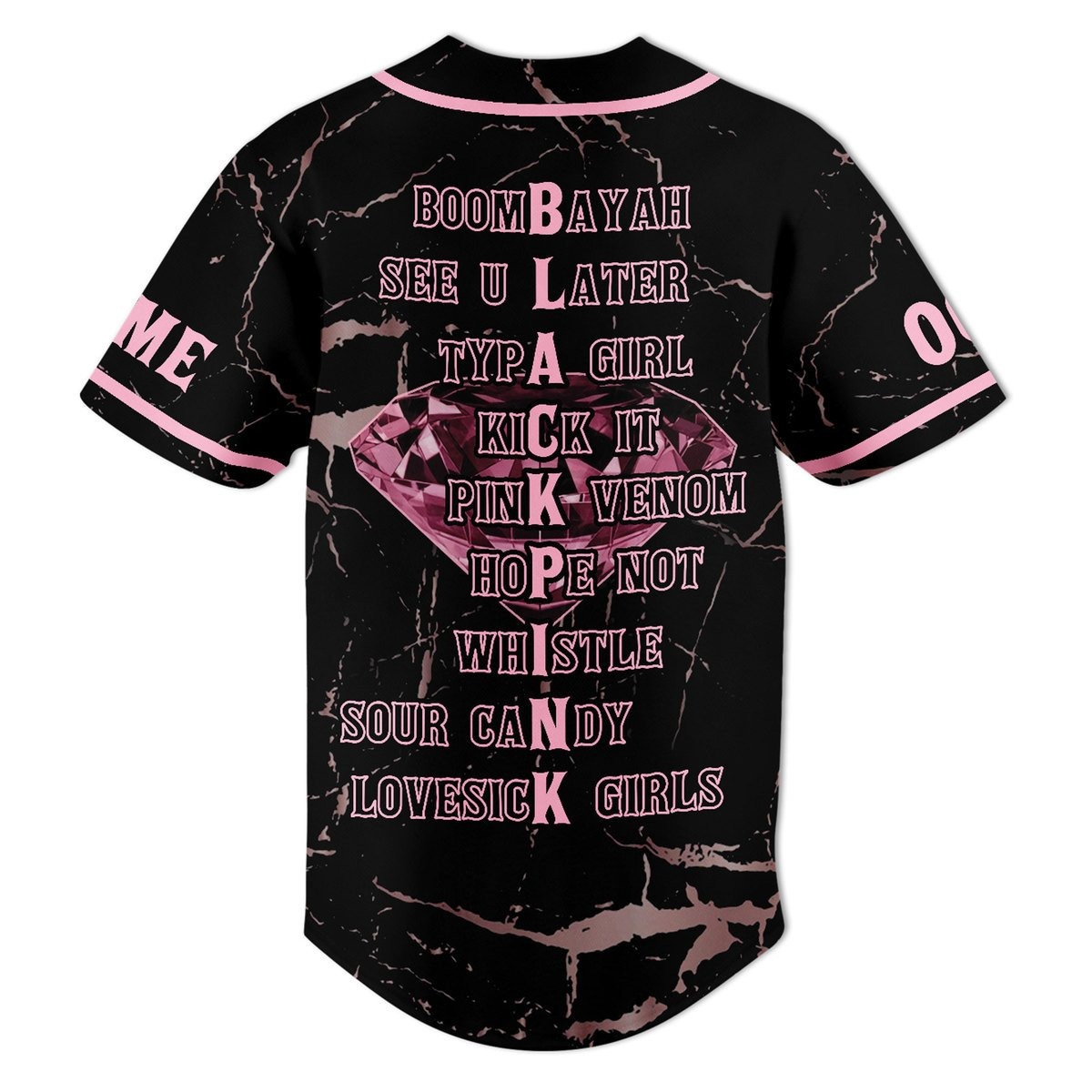 Blackpink Baseball Jersey For Fans, Music Tour 2025 - Image 4