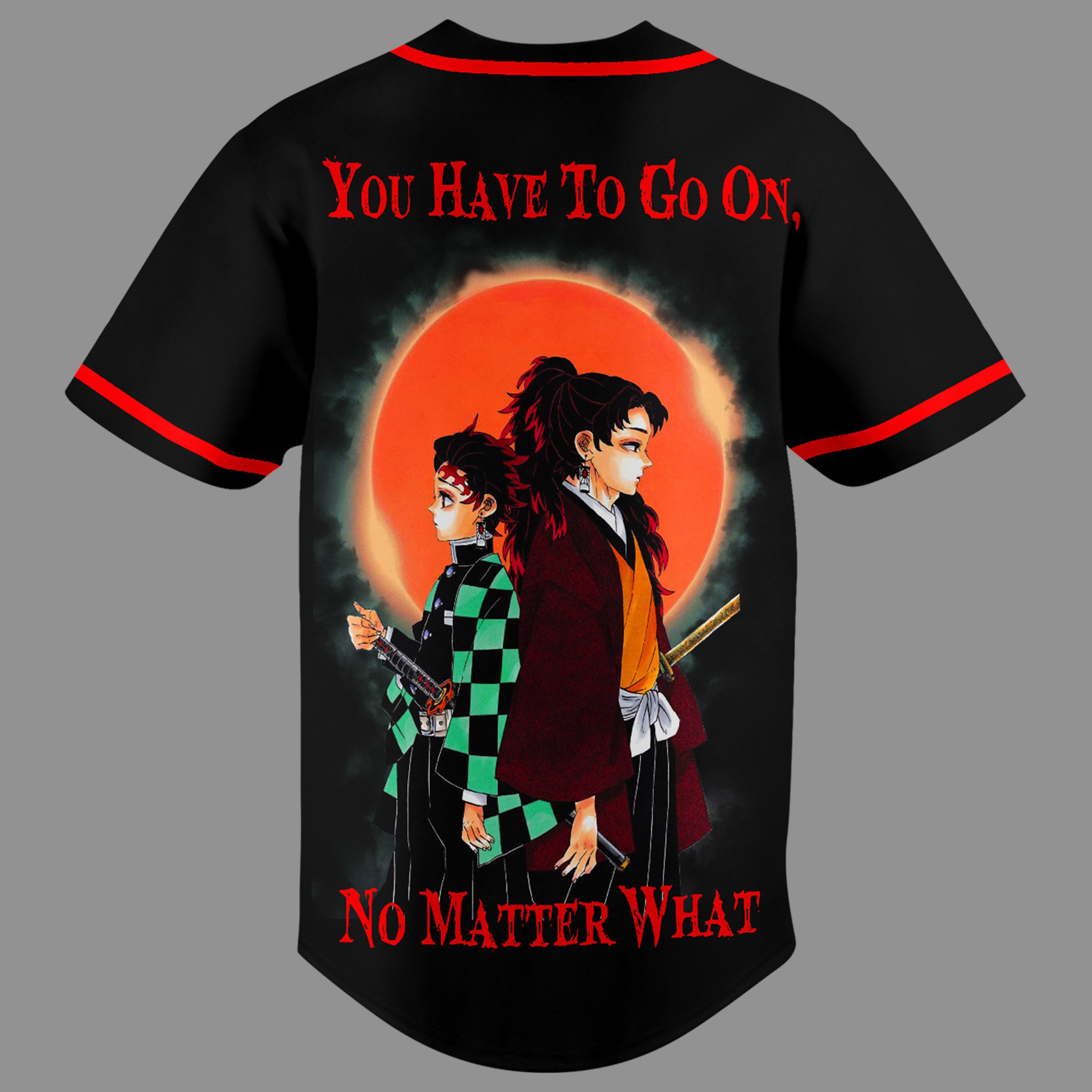 Comfimerch Demon Slayer Baseball Jersey For Fans - Image 3